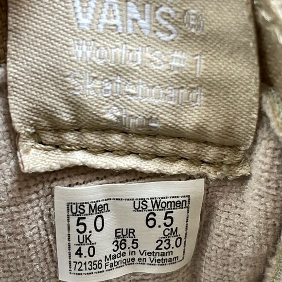 VANS SK8-Hi Reissue Leather Men USA Size 5 Women 6.5 main image 4